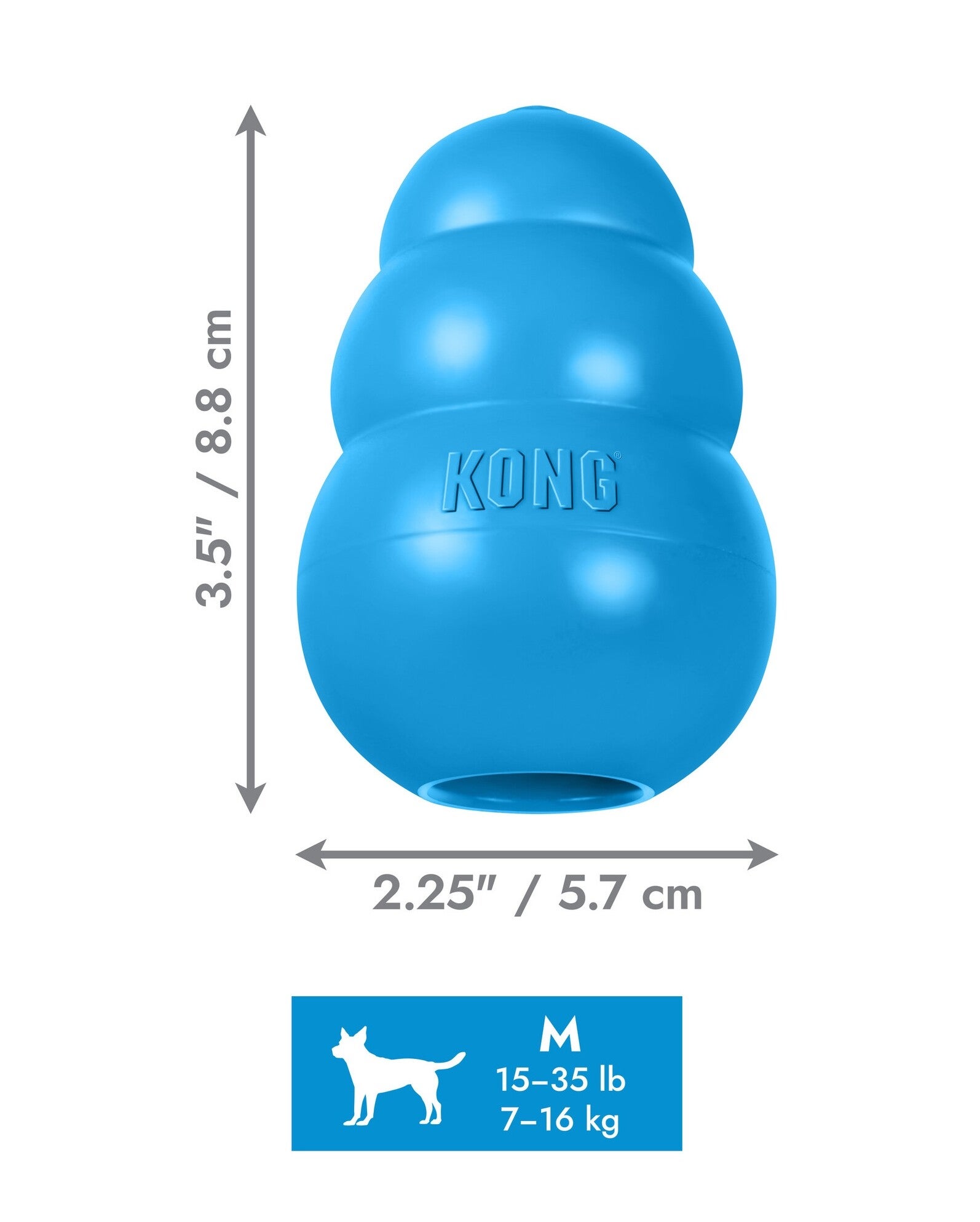 KONG Puppy BLEU - ROSE