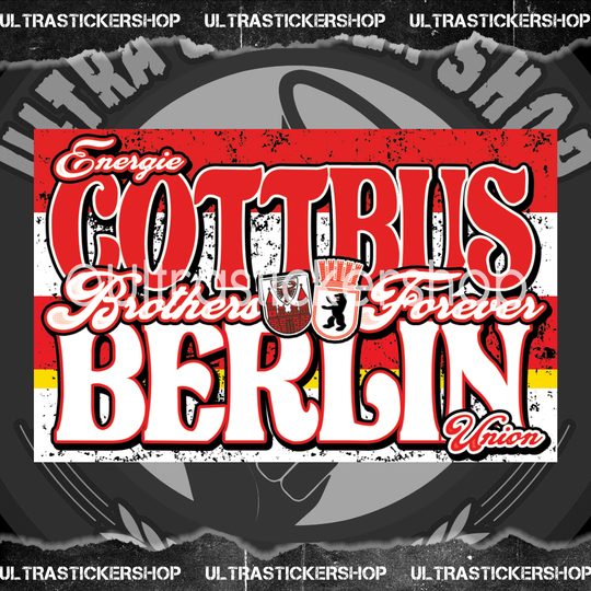 Cottbus X Berlin Flagge