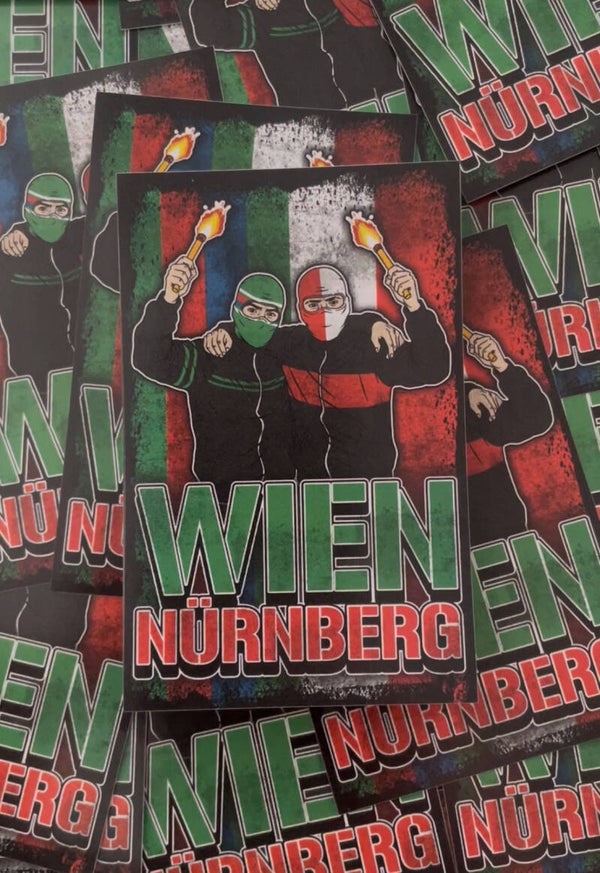 Wien X Nürnberg Aufkleber
