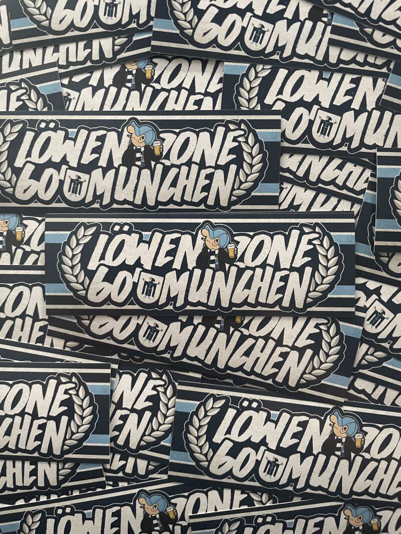 Löwen zone 60' München Stickers