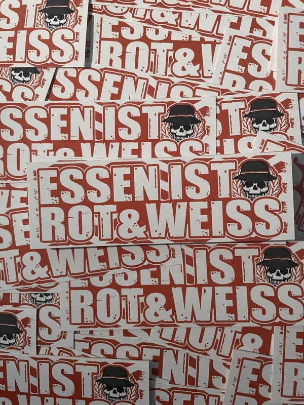 Essen ist rot & weiss Stickers