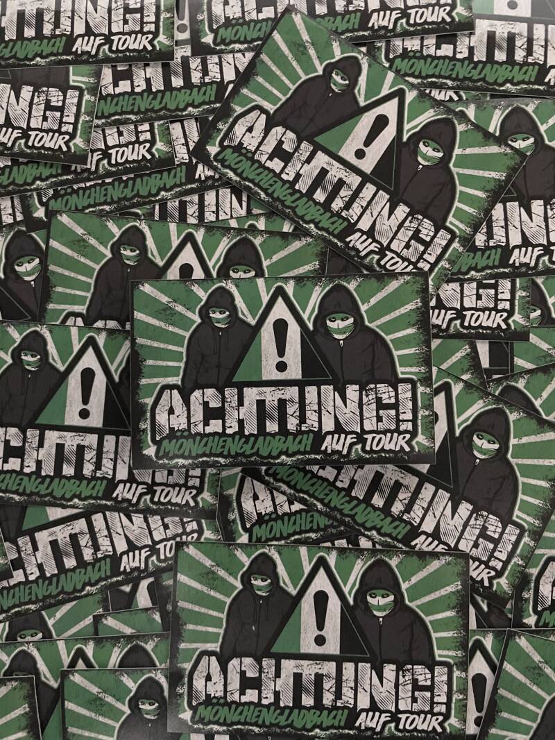 Achtung! Mönchengladbach auf tour Stickers