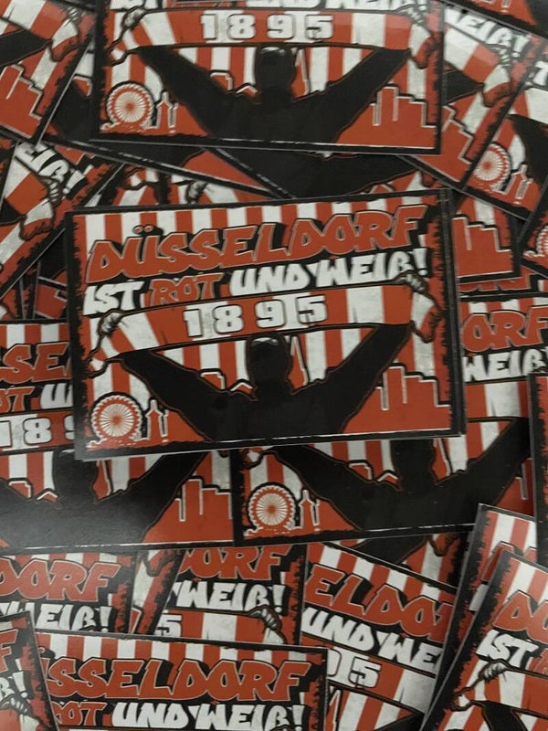 Dusseldorf ist rot und weiss! stickers