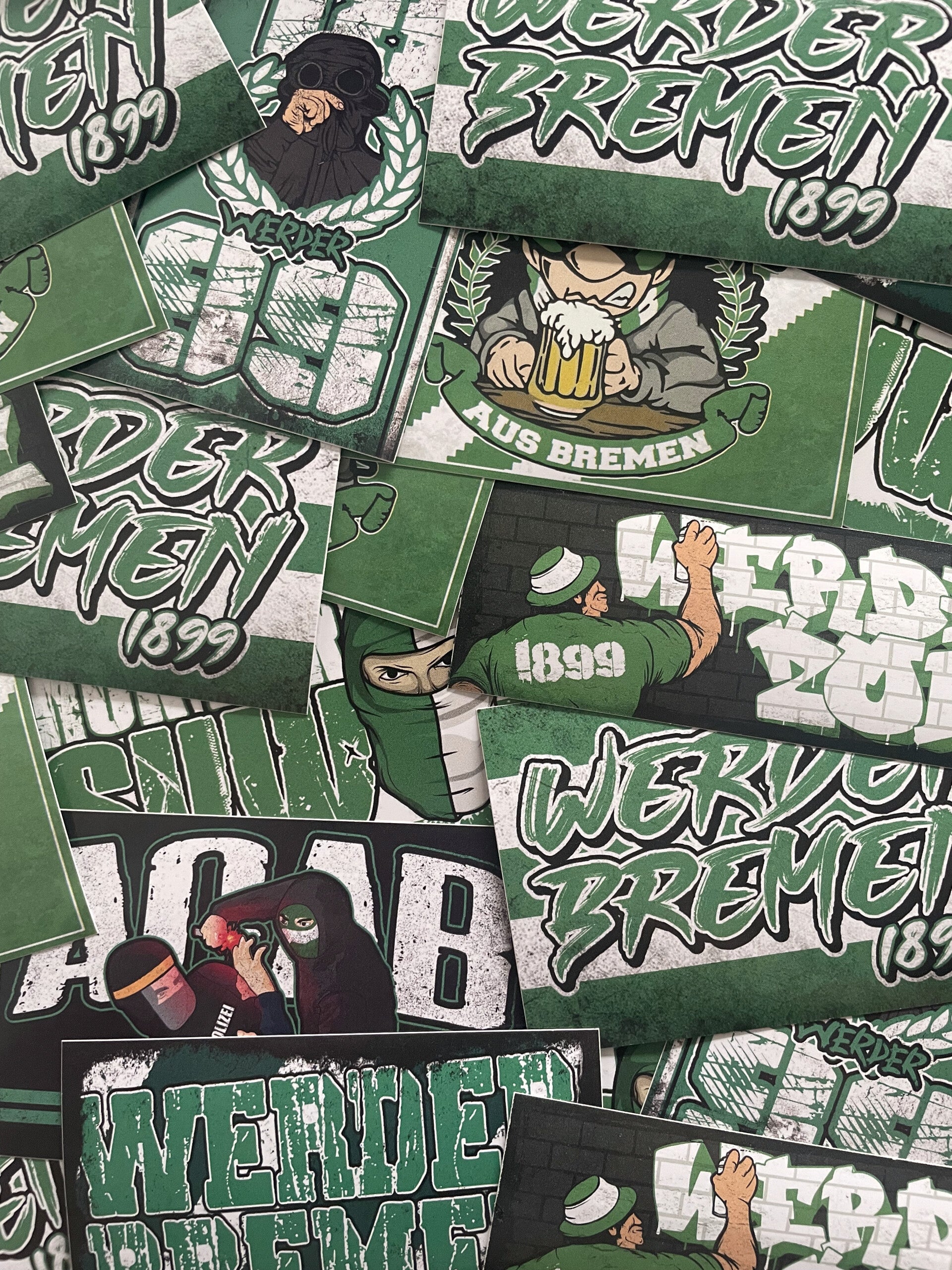 Werder Bremen Aufkleber-mix