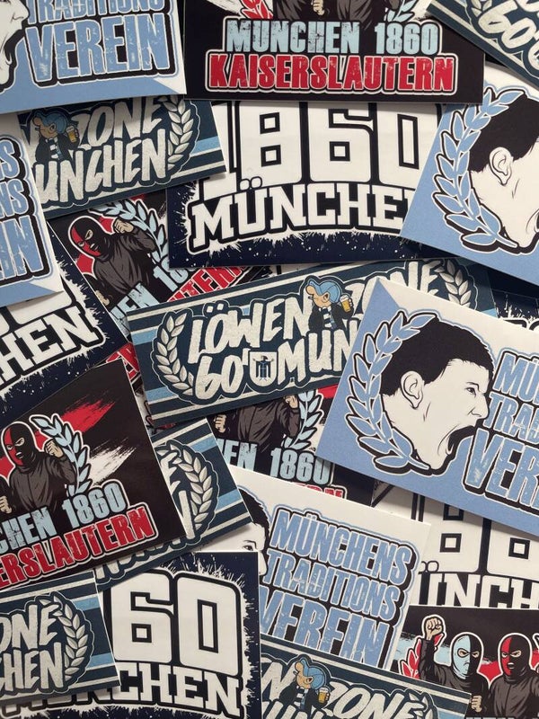 München 1860 Aufkleber mix