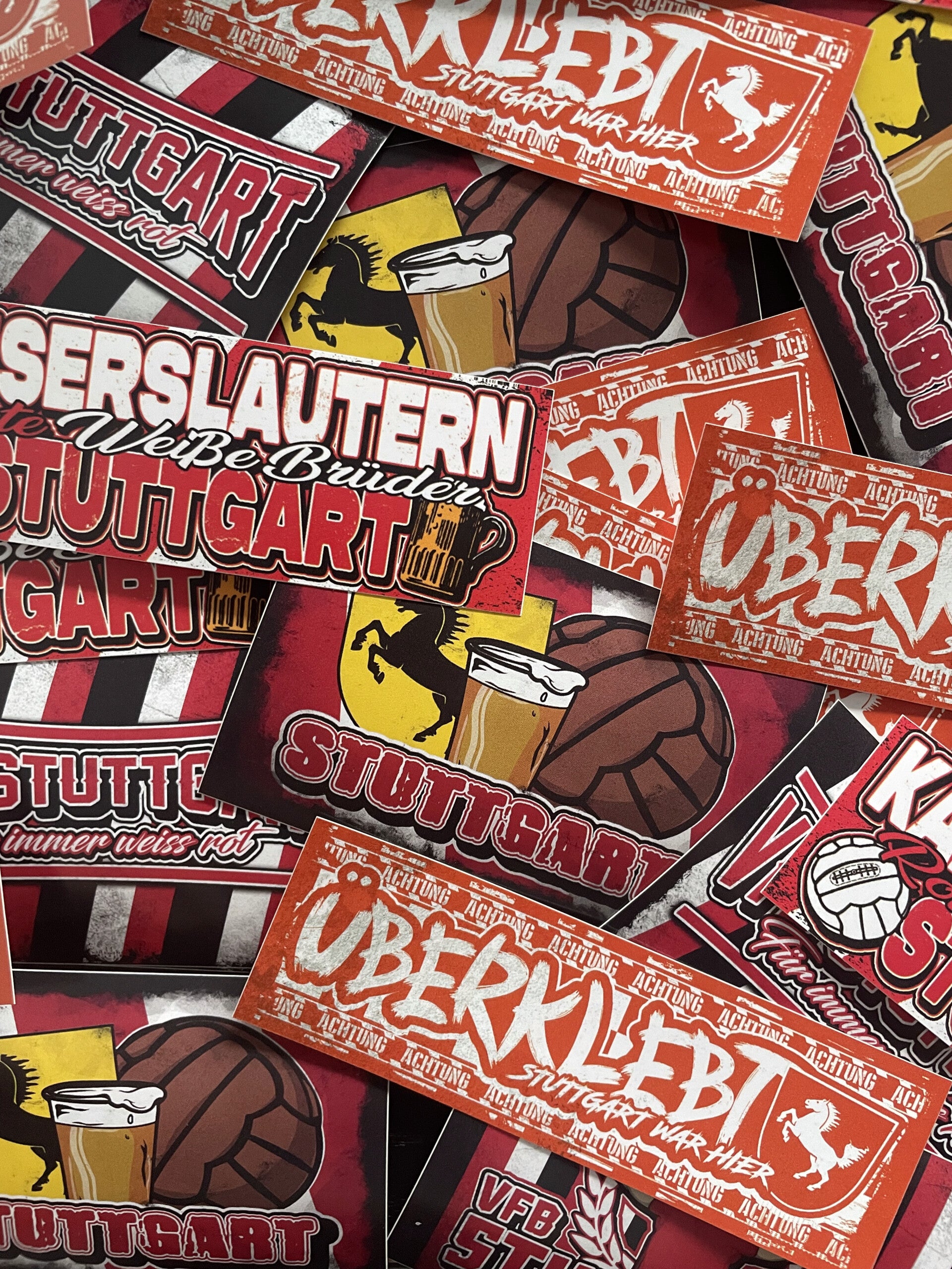VfB Stuttgart Aufkleber-mix