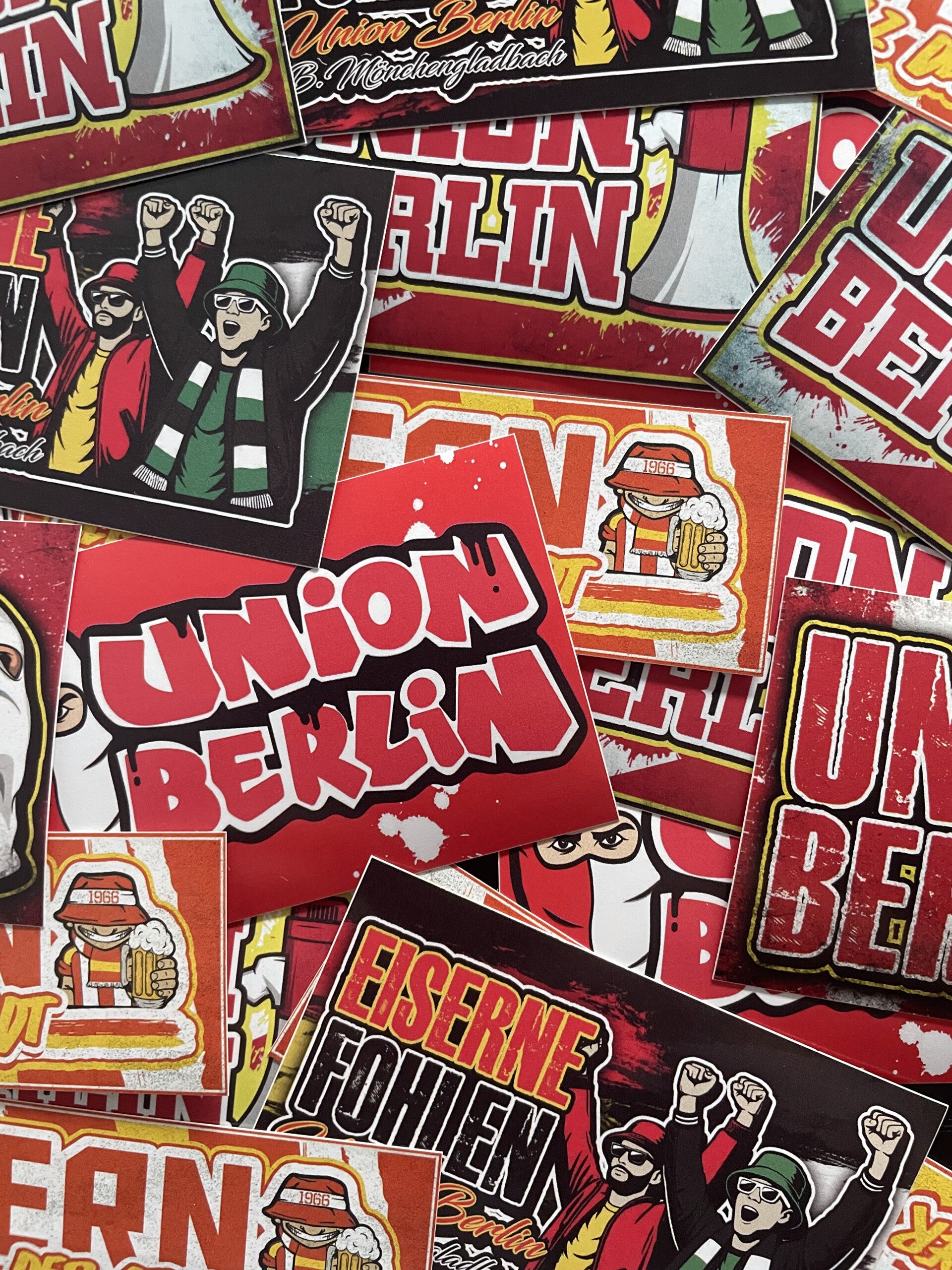 Union Berlin Aufkleber-Mix