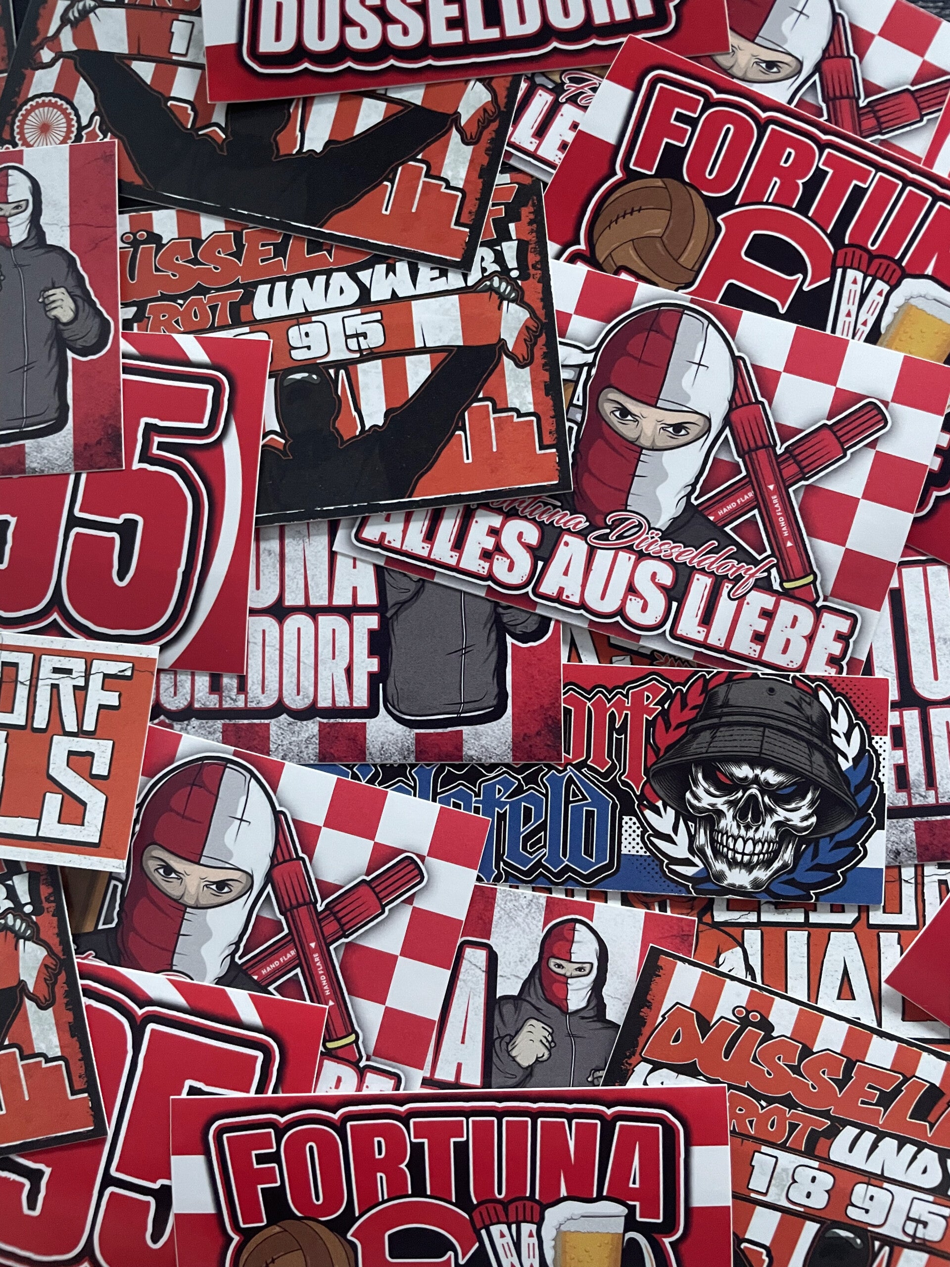 Düsseldorf Aufkleber mix