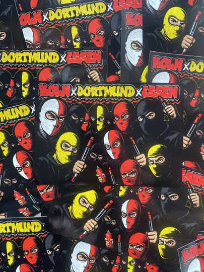 Köln X Dortmund X Essen XXL Aufkleber