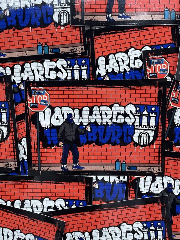 Vorwärts Hamburg XXL Aufkleber