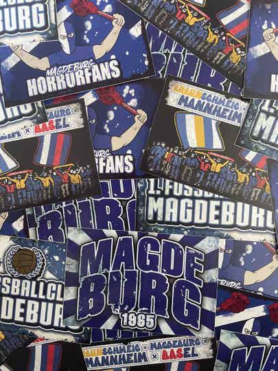 Magdeburg Aufkleber-mix