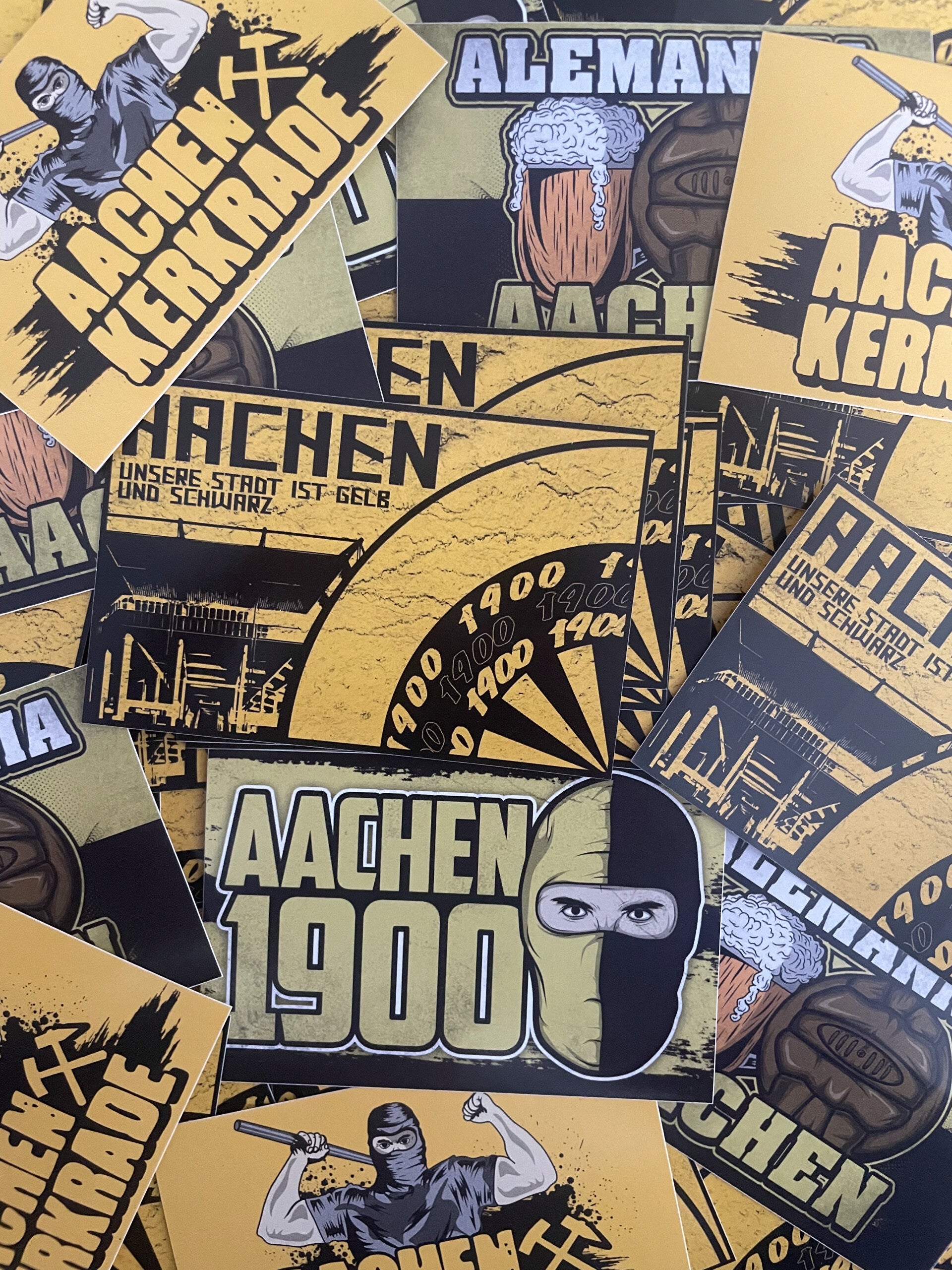 Alemannia Aachen Aufkleber-mix