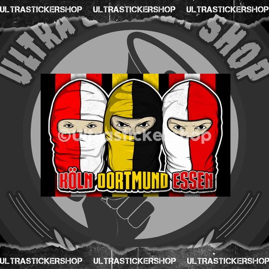 Köln Dortmund Essen Flagge