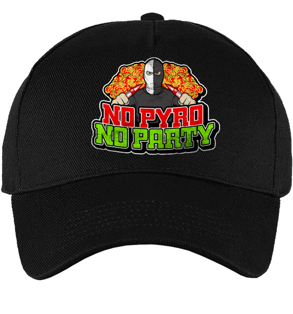 No pyro no party cap