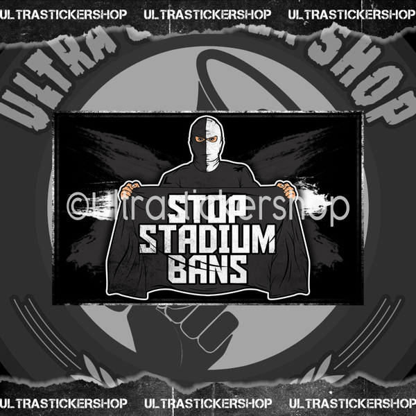 Stop Stadium bans Flag