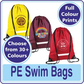 waterproof swim pe bags with cord pull closure