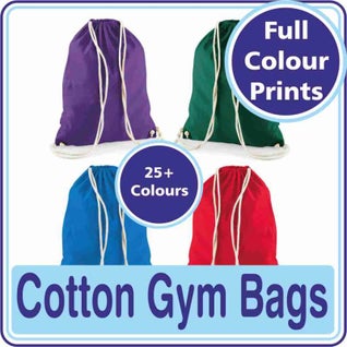 printed cotton pe swim bags