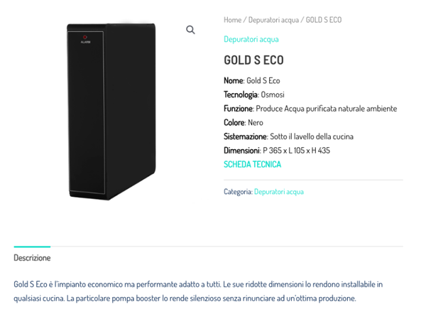 WATERI GOLD24 S ECO