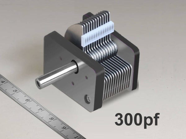 Variable capacitor 300pf air spaced brand new