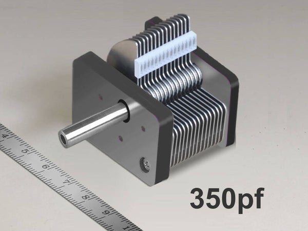Variable capacitor 350pf air spaced brand new