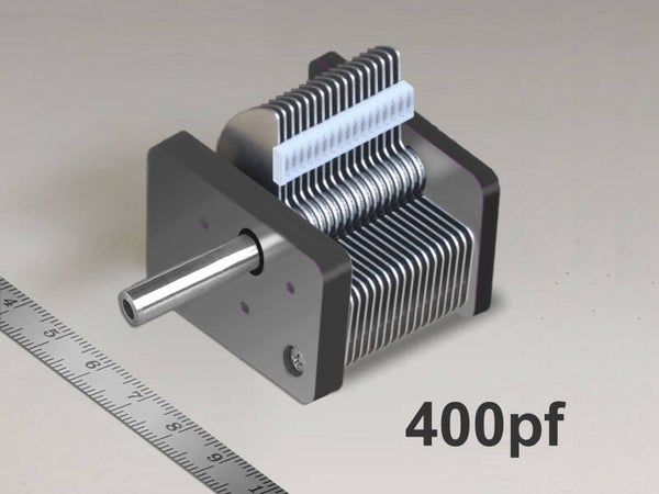 Variable capacitor 400pf air spaced brand new