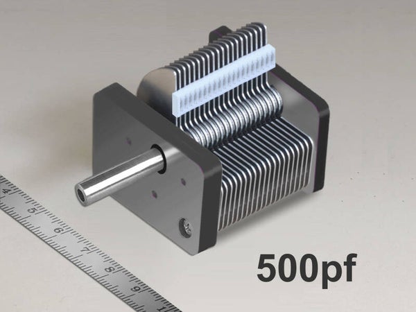Variable capacitor 500pf air spaced brand new