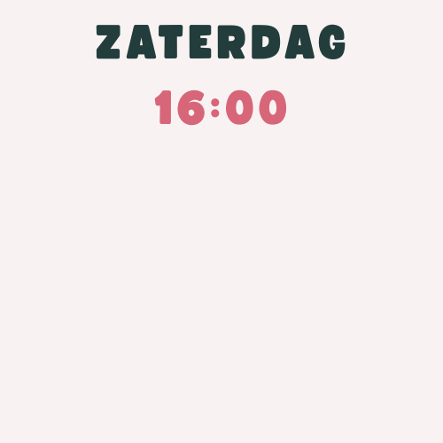 Zaterdag 16:00 