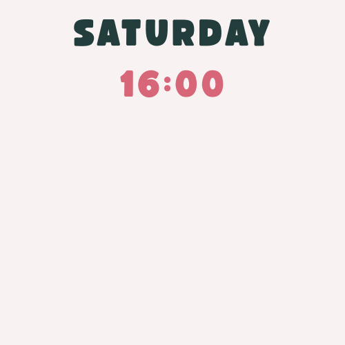 Saturday 16:00