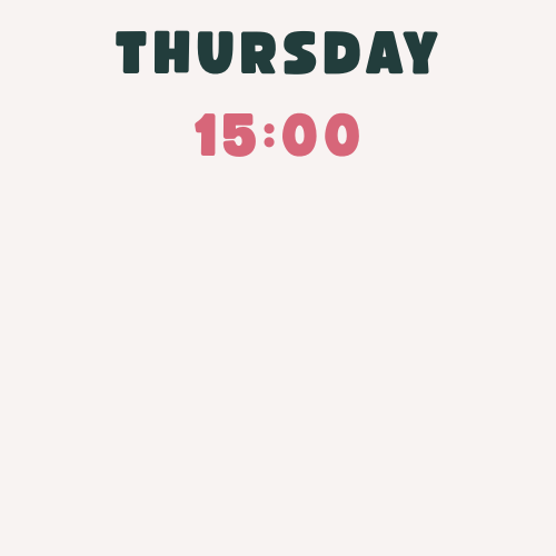 Thursday 15:00