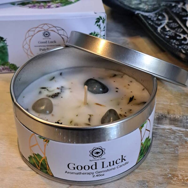 Aroma Therapie Geurkaars "Good Luck" Patchouli