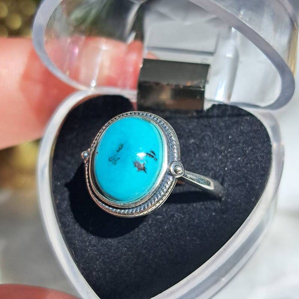 Turkoois Ring Maat 18