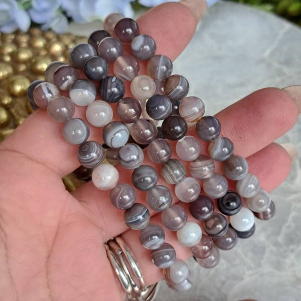 Agaat Armband 8mm kraal