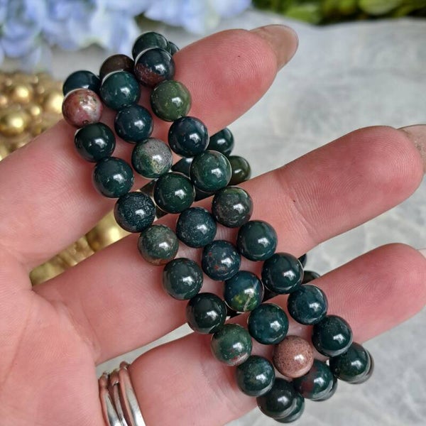Oceaanjaspis Armband 8mm kraal
