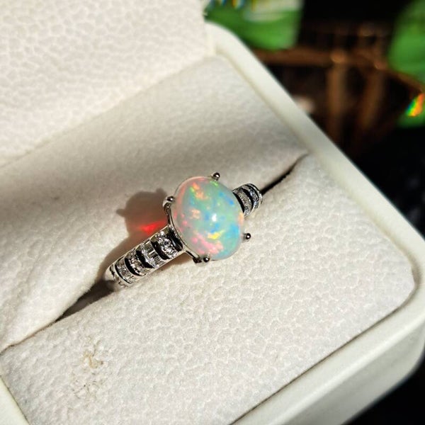 Welo Opaal Ring Maat 18