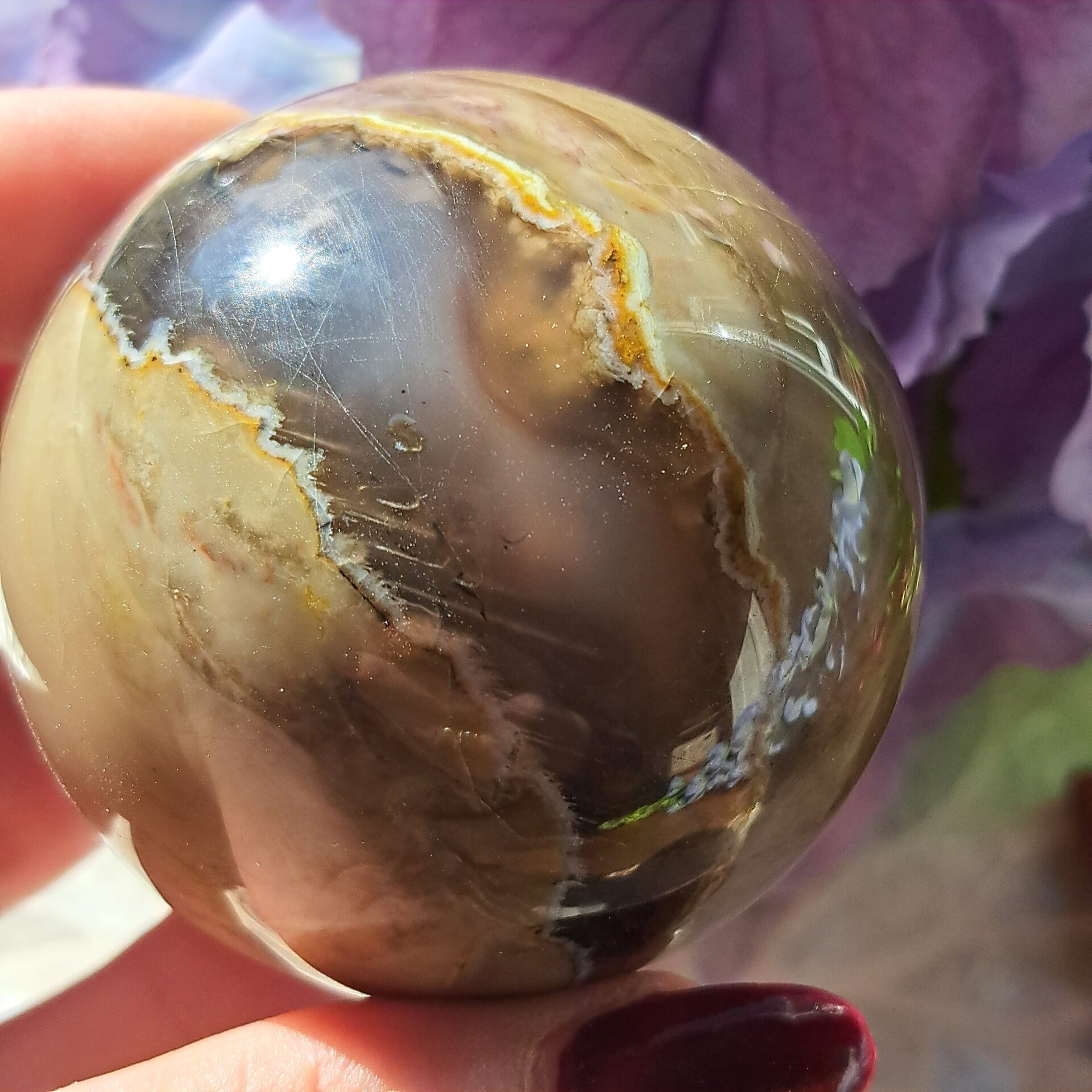 Vulkaan Agaat Bol (2)