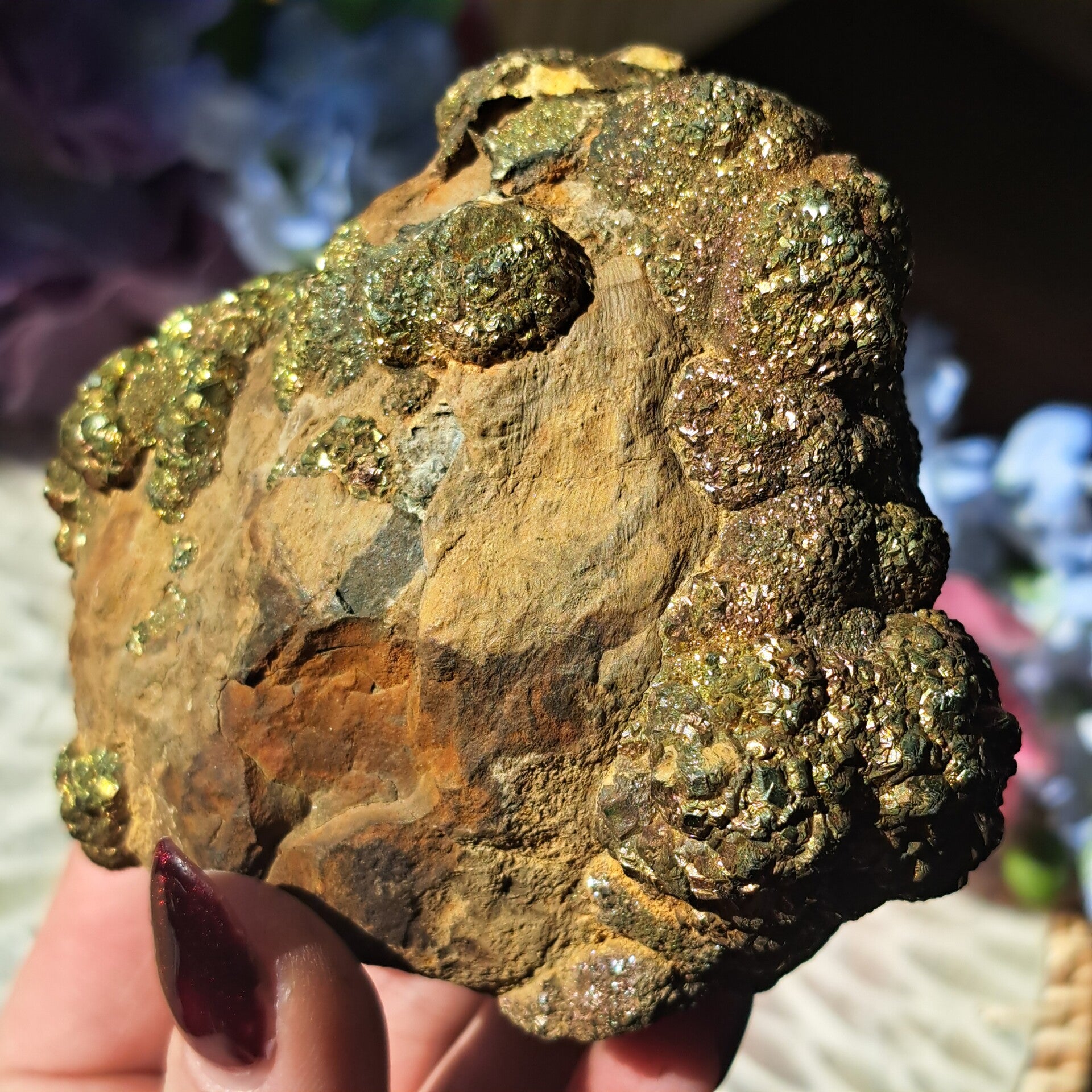 Regenboog Pyriet op Limoniet (2)