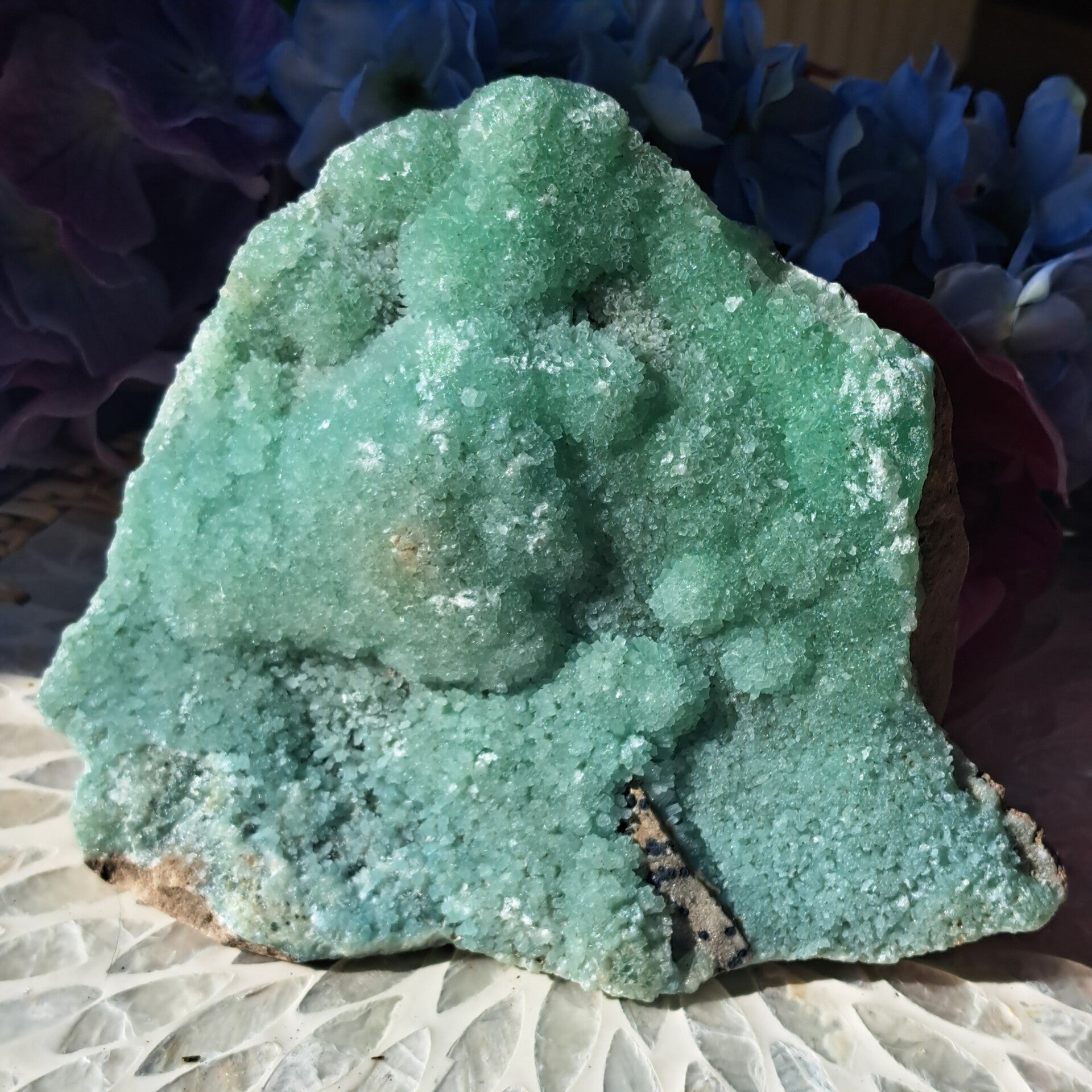 Blauwe Aragoniet Cluster (2)