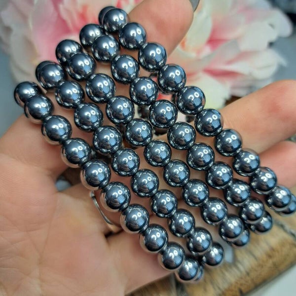 Hematiet Armband 8mm kraal