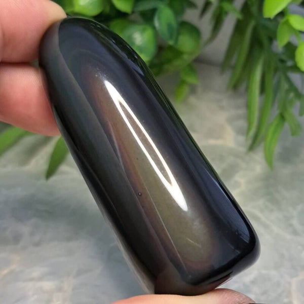 Regenboog Obsidiaan Sculptuur (2)