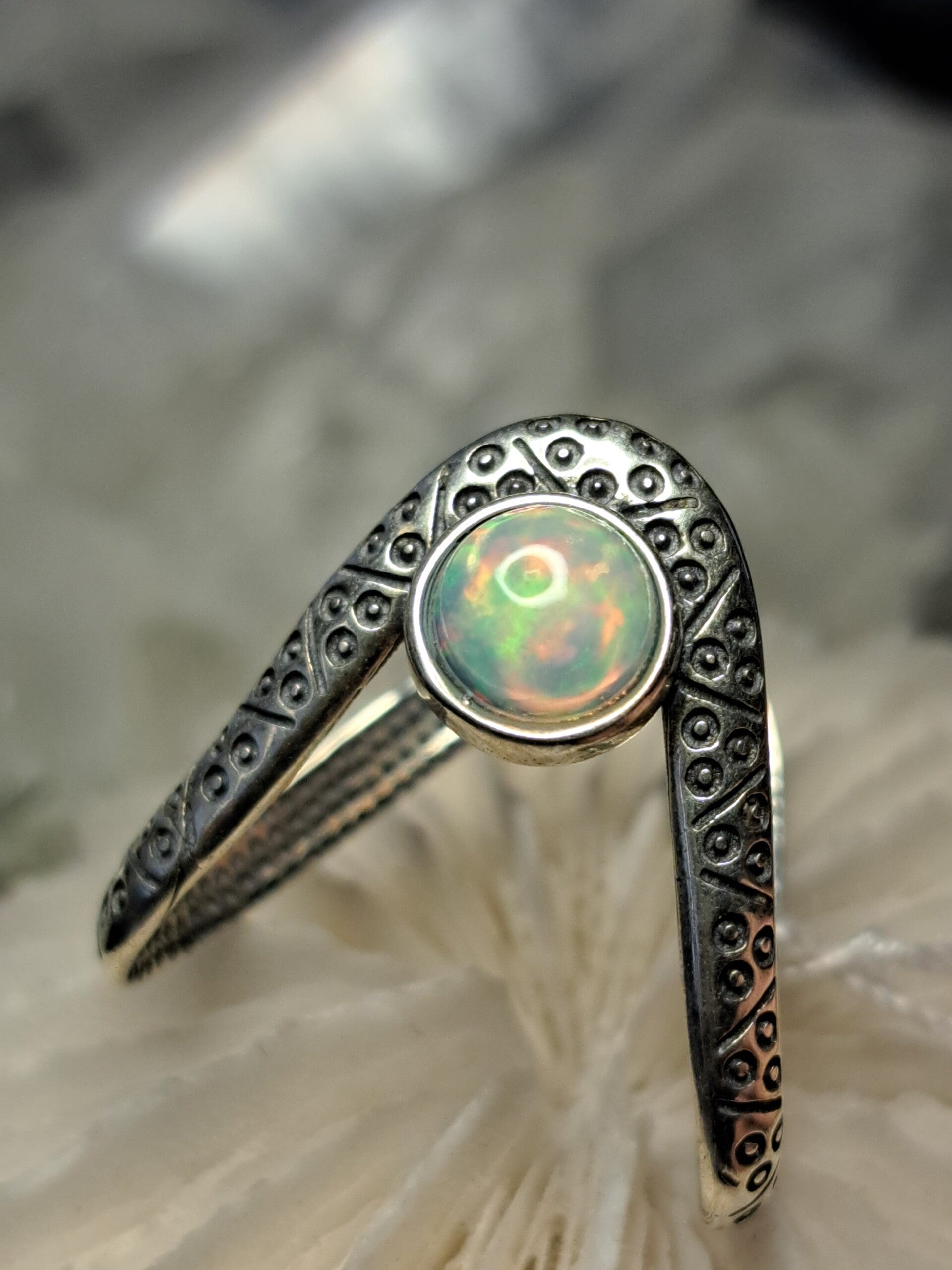 Welo Opaal Ring Verstelbaar