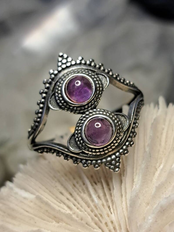 Amethist Ring Maat 17,5