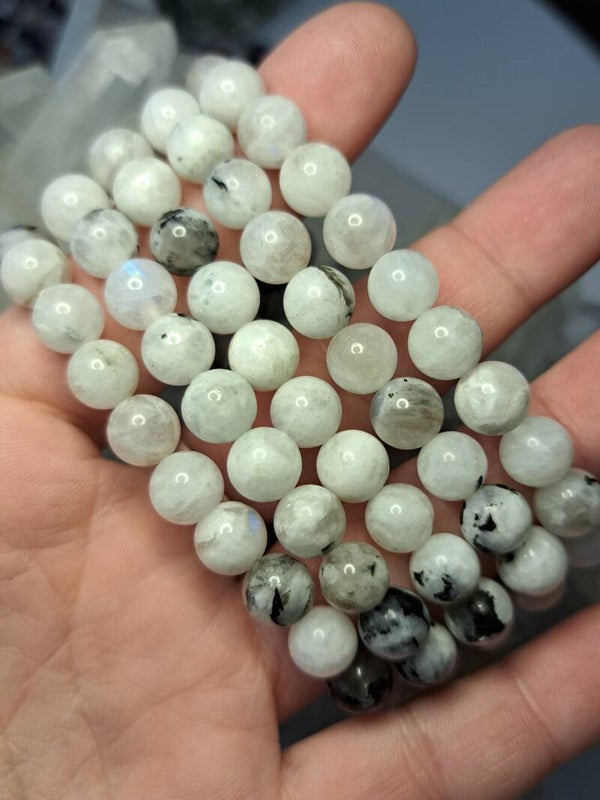 Maansteen Armband 9mm kraal