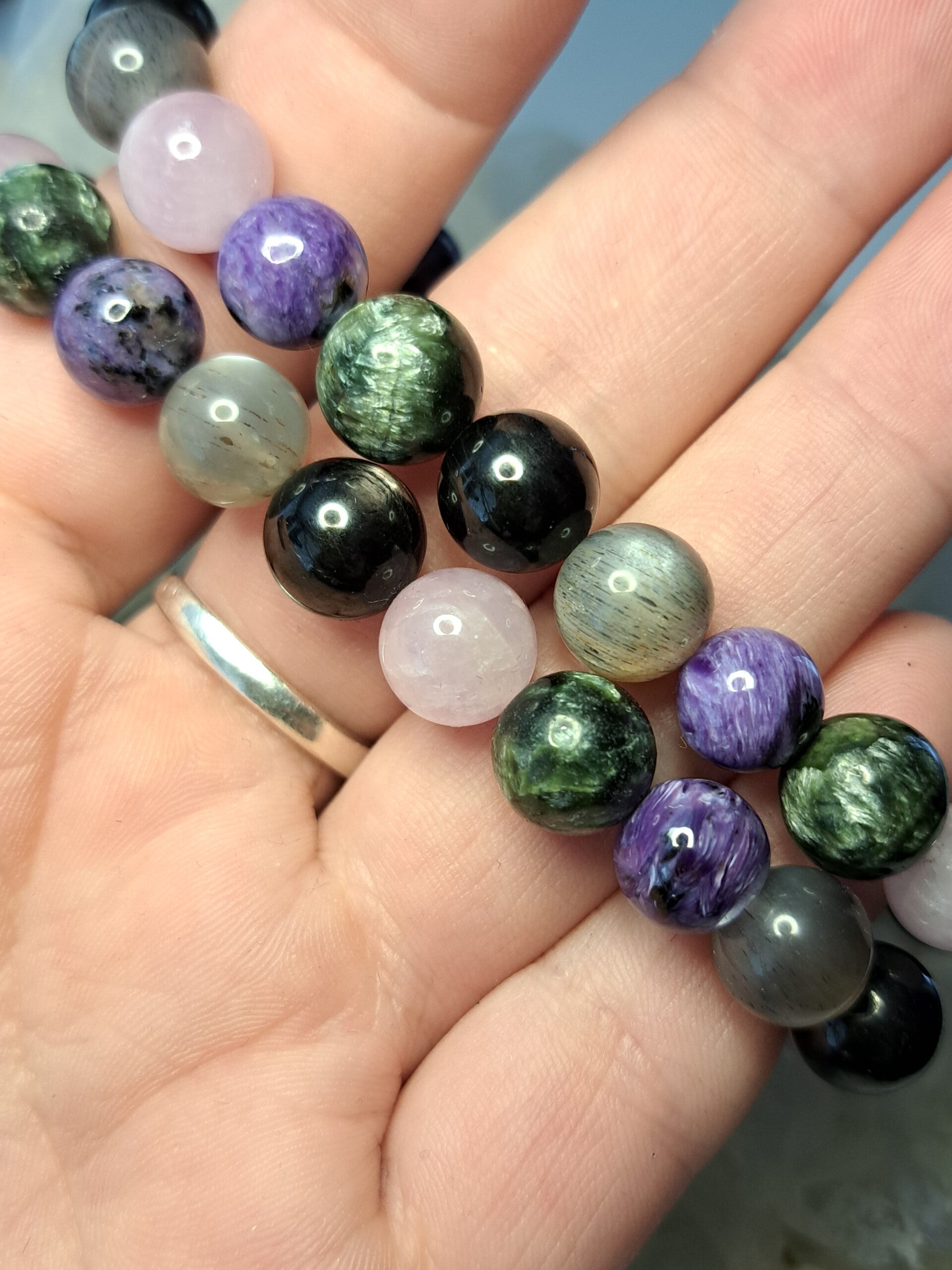 Mix Armband `Spirituele Leiding` 10mm kraal