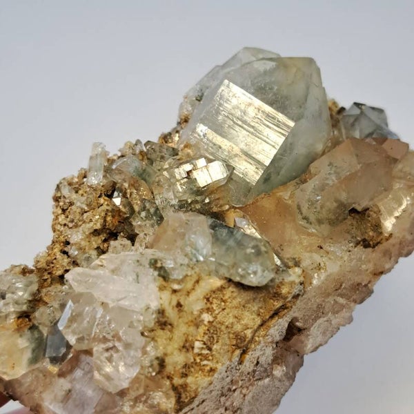 Epidoot met Kwarts Cluster (8)