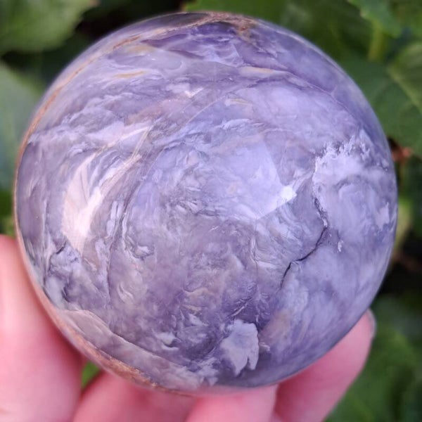 Paarse Chalcedoon Bol (1)