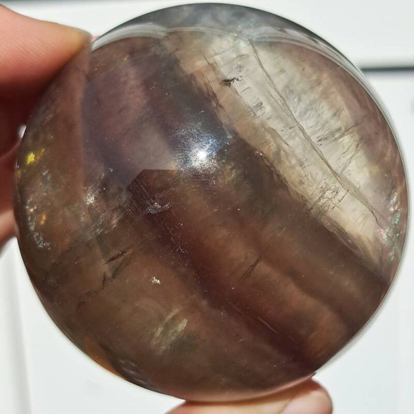 Fluoriet met Hematiet Bol (1)