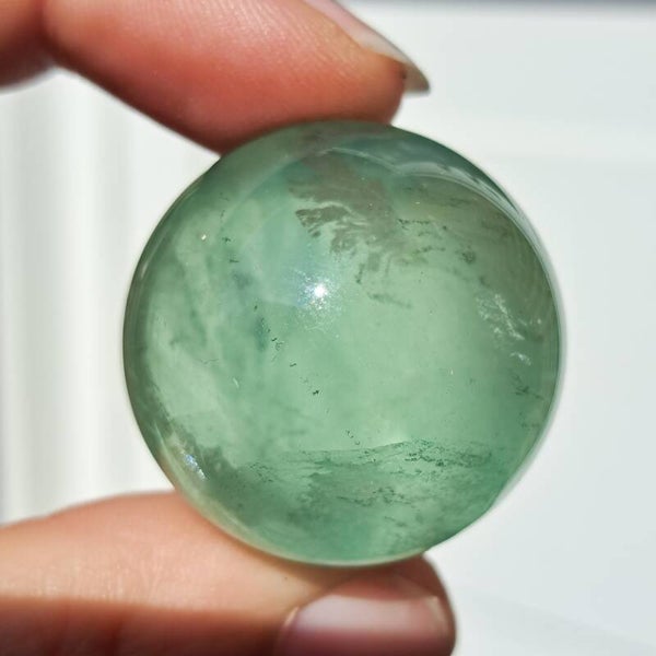 Groene Fluoriet Bol (3)