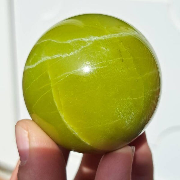 Groene Opaal Bol (1)