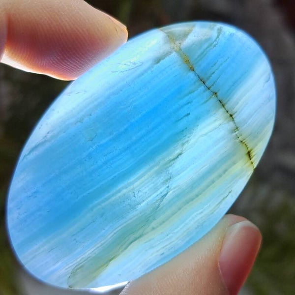 Blauwe Onyx Palmsteen (2)