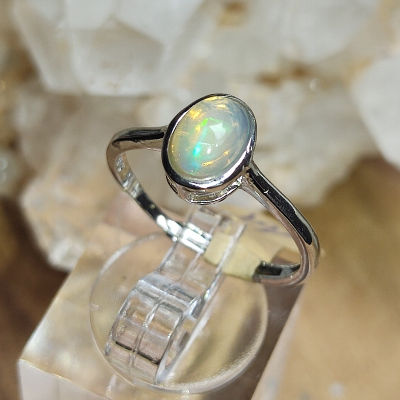 Welo Opaal Ring Maat 16,5 (13)